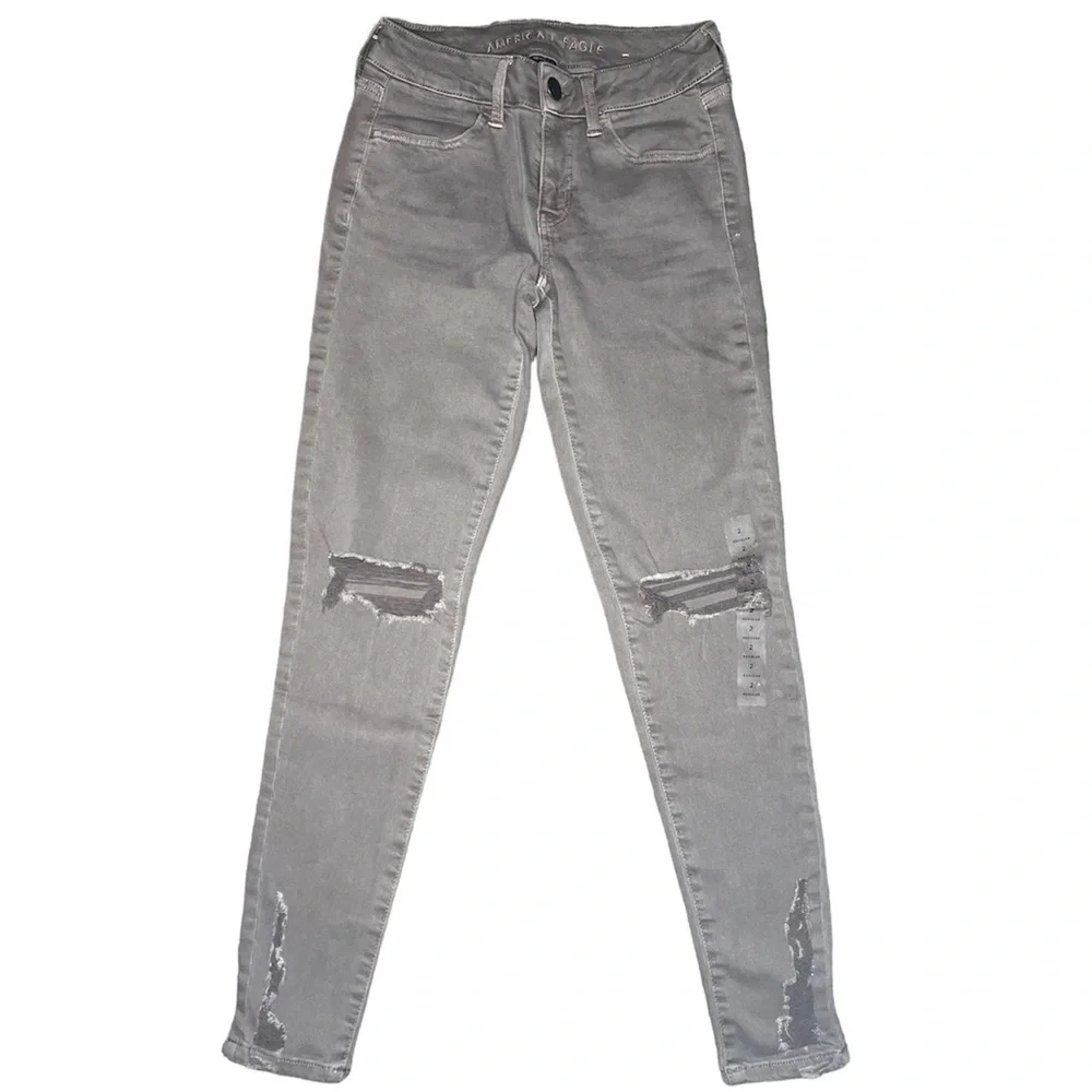 American Eagle✨ size 2 next level stretch skinny jeans - Picture 2 of 4